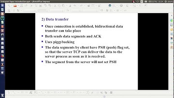 M2C Computer Networks:  Module 4 Transport Layer Part 3