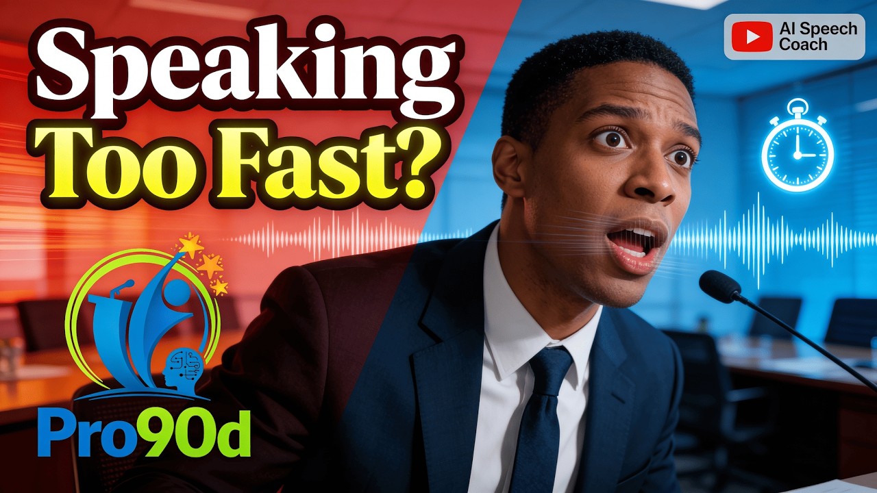 How to STOP Speaking Too fast in High-Stakes Meetings | Slow Down & Sound More Confident