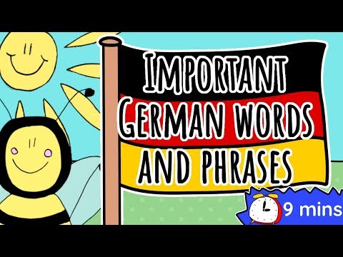 German for Children | Important German Words and Phrases  (Lesson 1)