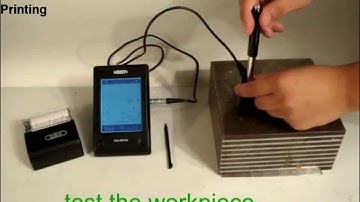 Insize Portable Hardness Tester Preparation & Calibration Cutwel TV