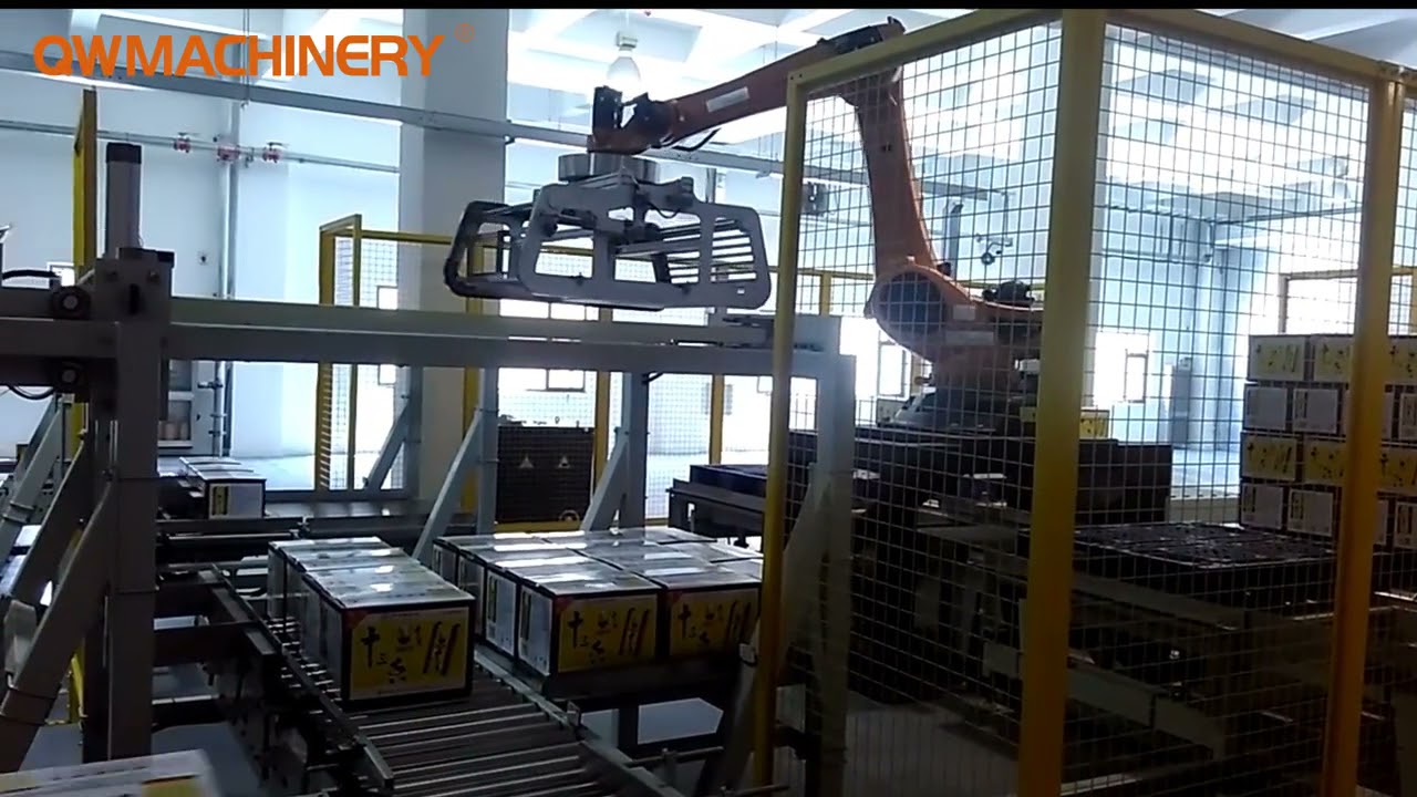 Robotic Cases And Cartons Palletizer Solutions Design And Installation