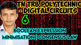 6. TN TRB POLY | DIGITAL CIRCUITS | BOOLEAN EXPRESSION REDUCTION | CONSENSUS LAW