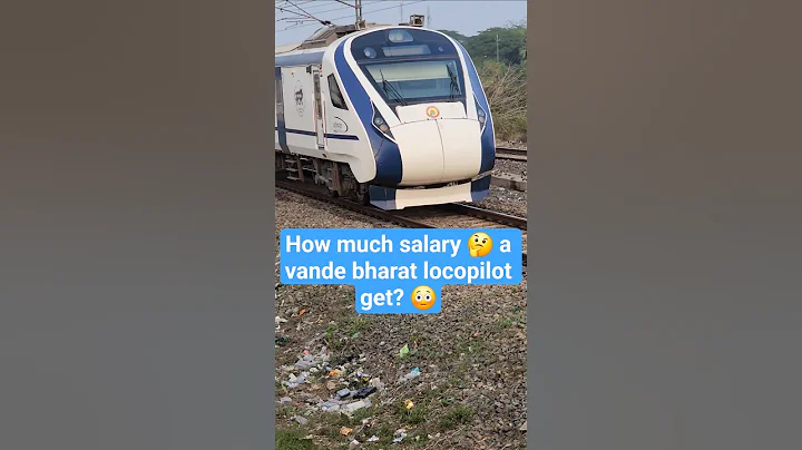 How much salary 🤔 a vande bharat locopilot get? 😳 #indianrailways #train #railwayworld