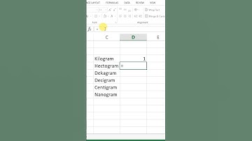 Convert Kilogram into Hectogram in Microsoft Excel #msexcel #hectogram #excel #shorts