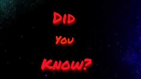 Official Did You Know Intro!!!