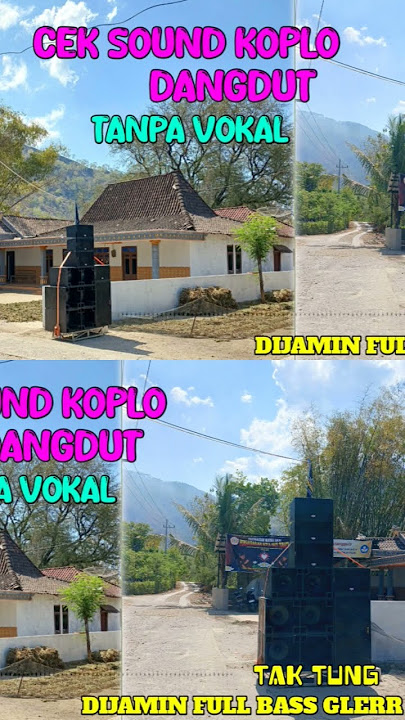 Cek sound koplo | yang di cari para operator | Tanpa Vokal #ceksound #ceksoundkoplo