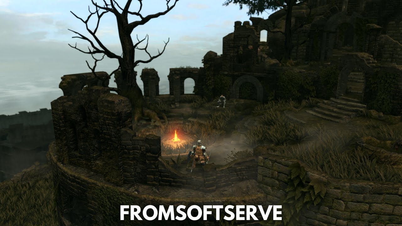 Dark Souls ReRemastered Firelink Shrine YouTube