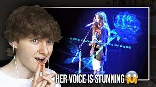 HER VOICE IS STUNNING! (BLACKPINK ROSÉ (블랙핑크) 'Eyes Closed' | Live Cover Reaction/Review)