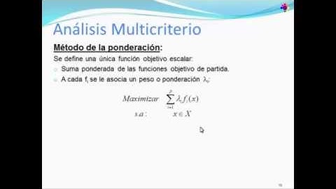 Analisis Multicriterio Video1