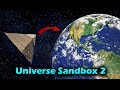 Dropping a Pyramid From Orbit [And at lightspeed] - Universe Sandbox 2