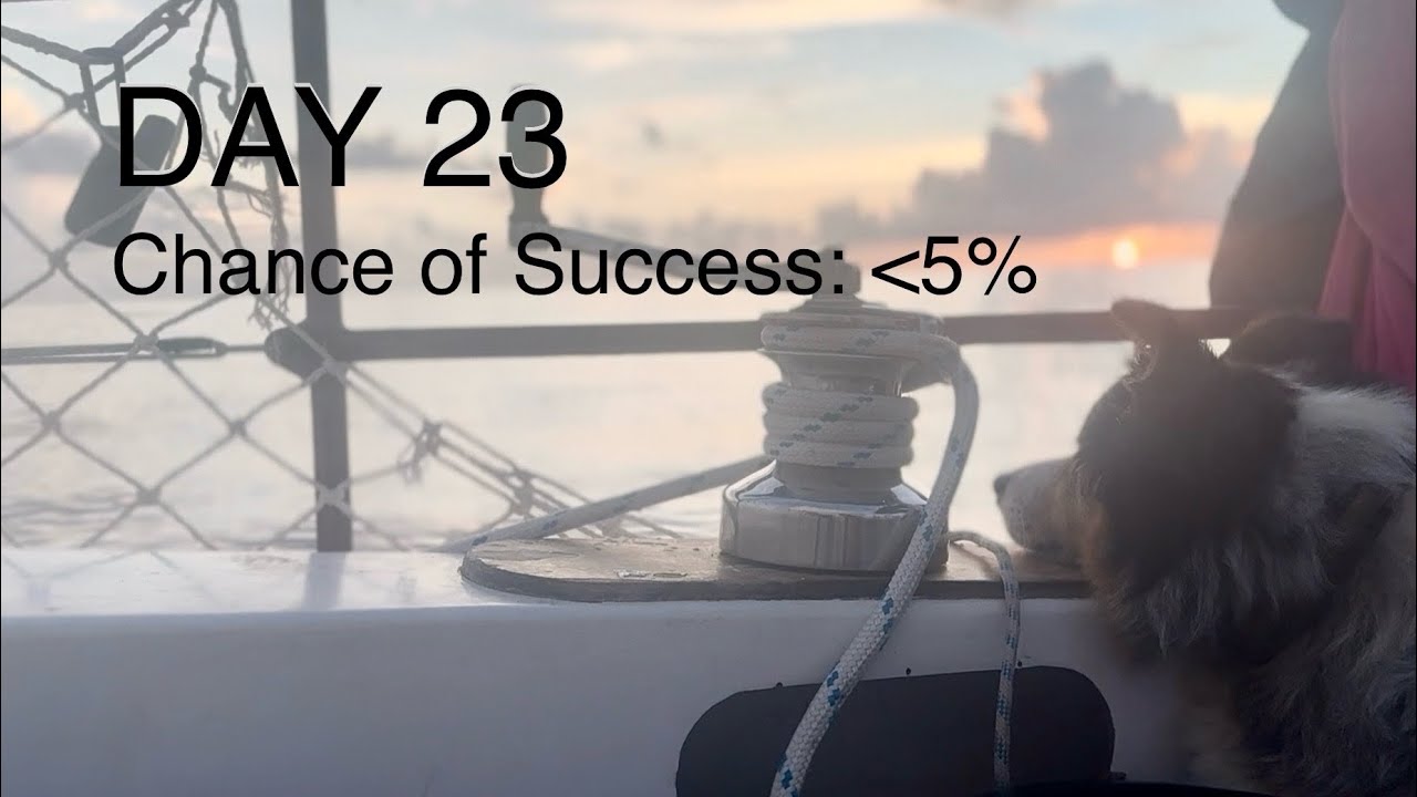 ⁣Beautifully Becalmed; Solo Nonstop Circumnavigation Day 23