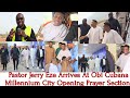 Pastor Jerry Eze Arrives At Obi Cubana Millennium City Opening Prayer Section in Asaba.
