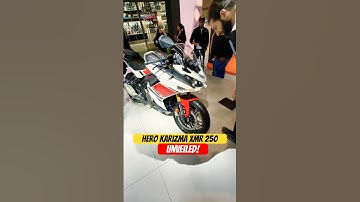 Hero Karizma XMR 250 Unveiled at EICMA 2024 | BikeWale #shorts #karizmaxmr250