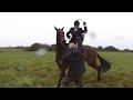 Fox hunter seen whipping activist with riding crop