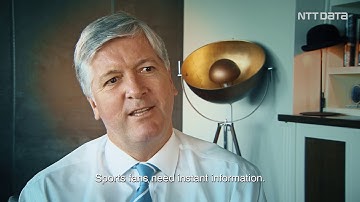 2018 The Open - NTT DATA Wall with The R&A