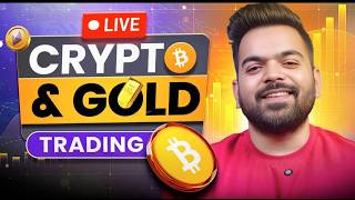 CRYPTO CRASH | LIVE TRADING | Gold and Bitcoin NEWYORK SESSION