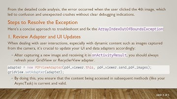 Fixing the ArrayIndexOutOfBoundsException Issue in Your Android App