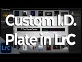 Customize Lightroom Classic Identity Plate | PPT LrC