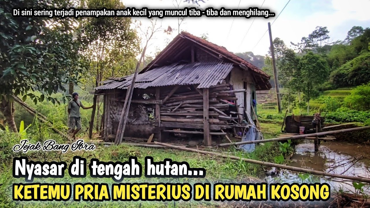 MERINDING, TIBA - TIBA MUNCUL SOSOK MISTERIUS DI BALIK RUMAH KOSONG YG TERSEMBUNYI DI DALAM HUTAN.