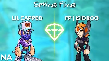 Lil Capped vs Isidroo - NA 1v1 Top 3 - Brawl League Spring Fling