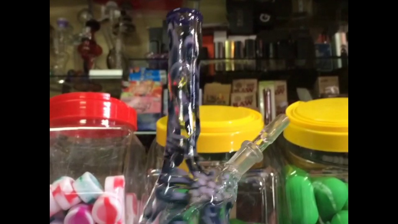 mini milker made by gnosy glass cleaned on tha bong shop bong cleaning machine