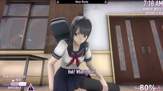 Устраняю Осану Наджими С Помощью Вонючей Бомбы И Наушников. Yandere Simulator