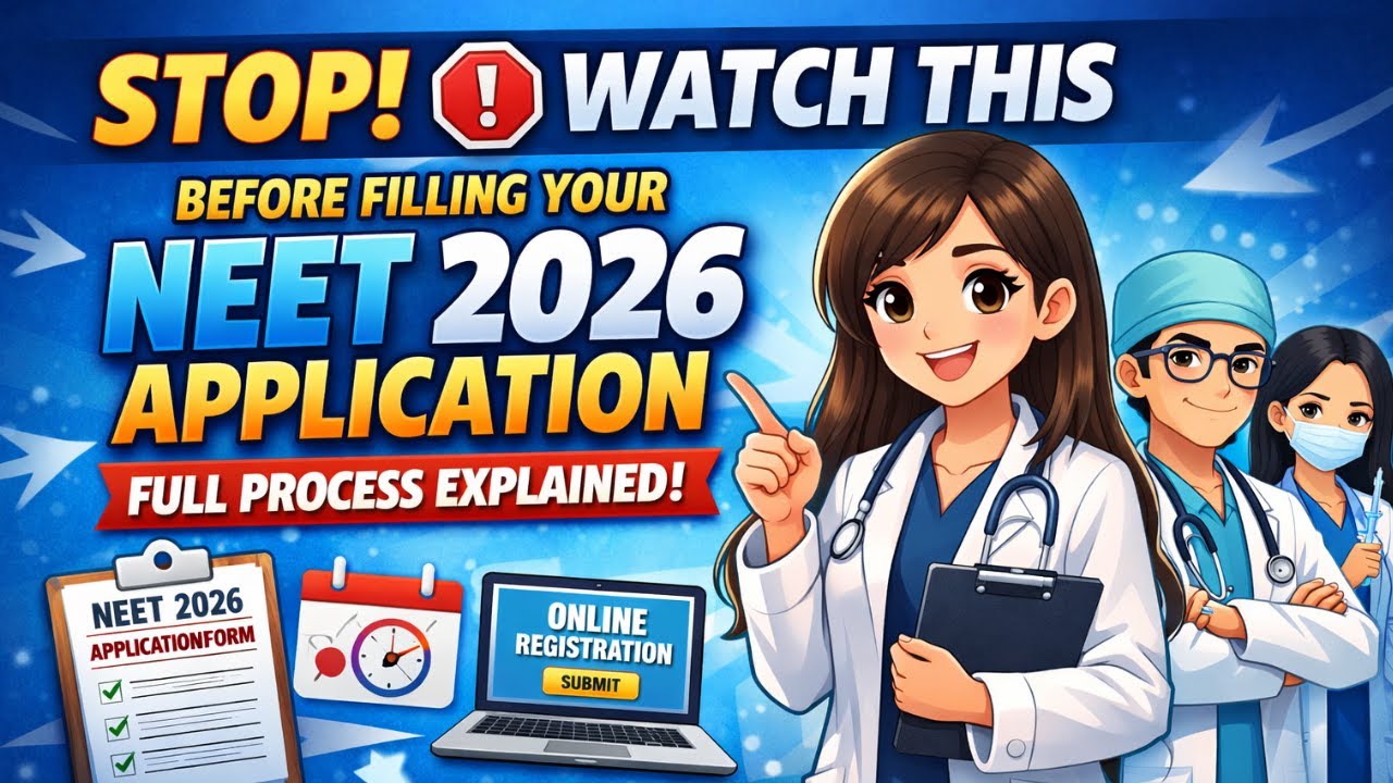 STOP! 🛑 Watch This Before Filling Your NEET 2026 Application | Full ...
