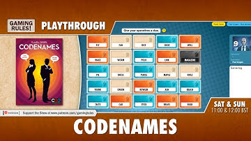 Codenames Playthough - Game 3