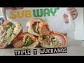 SUBWAY MUKBANG-ITALIAN B.MT &amp; MEATBALL SUB