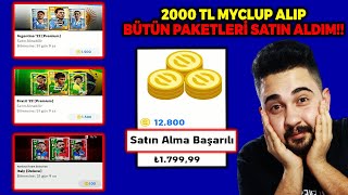 2000 TL YATIRIP BÜTÜN PAKETLERİ SATIN ALDIM!! MESSI, NEYMAR... EFOOTBALL 2023 MOBILE