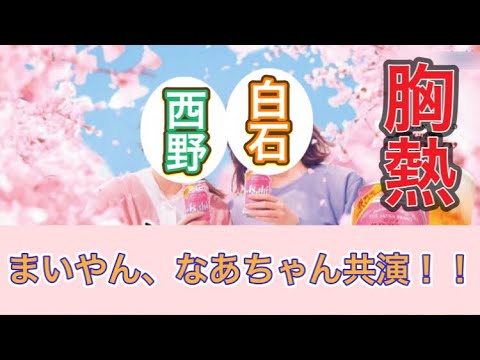 【乃木坂46】白石麻衣、西野七瀬の久々の共演に歓喜！！