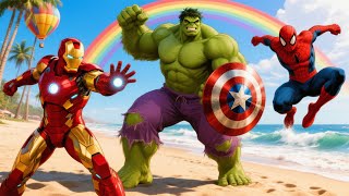 SPIDER-MAN, IRON MAN, HULK GAME ANIMATION🕸️🦸‍♂️💥