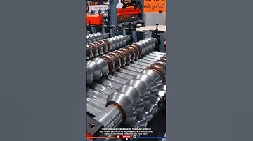 Innovation Technology Automatic Roll Forming Machine: Steel Sheets into Corrugated Roofing #tech