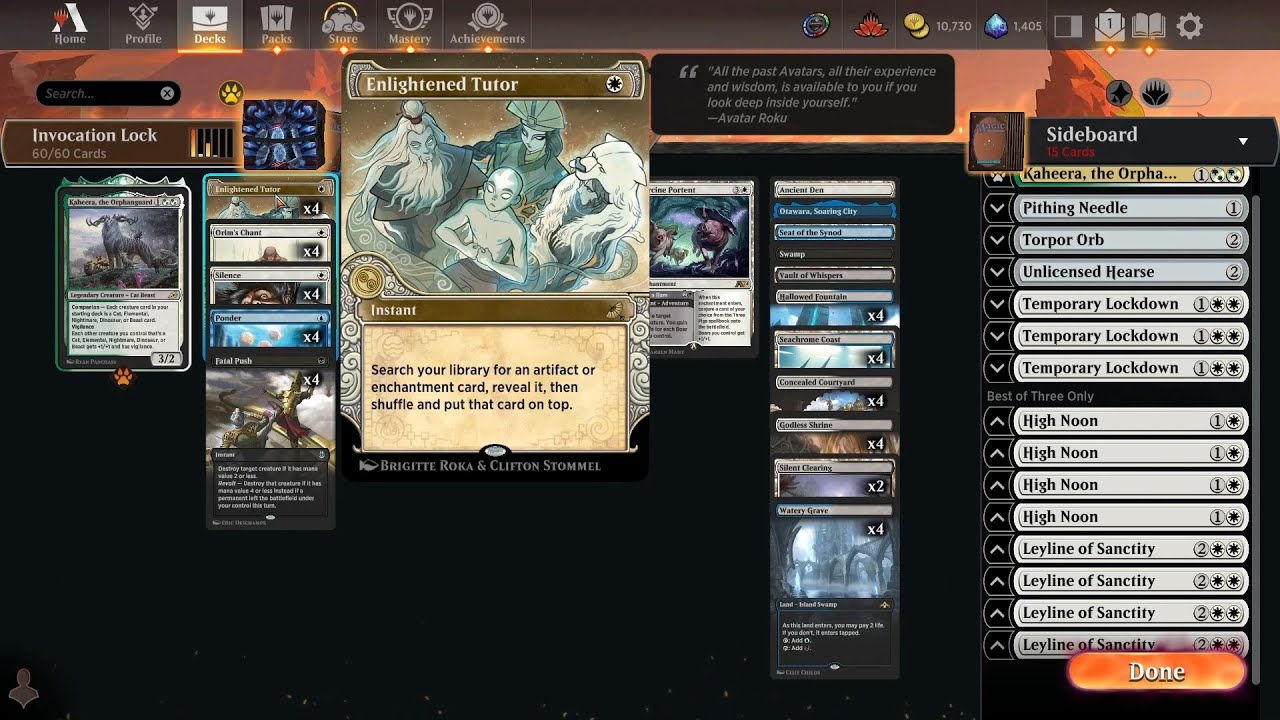 Under The Meta: Historic Enlightened Invocation Lock | Deck Guide & Gameplay | MTG Arena