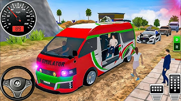 Mini Coach Bus & Van Driver Game 3D - Offroad Coach Bus Driving Simulator - Android Gameplay