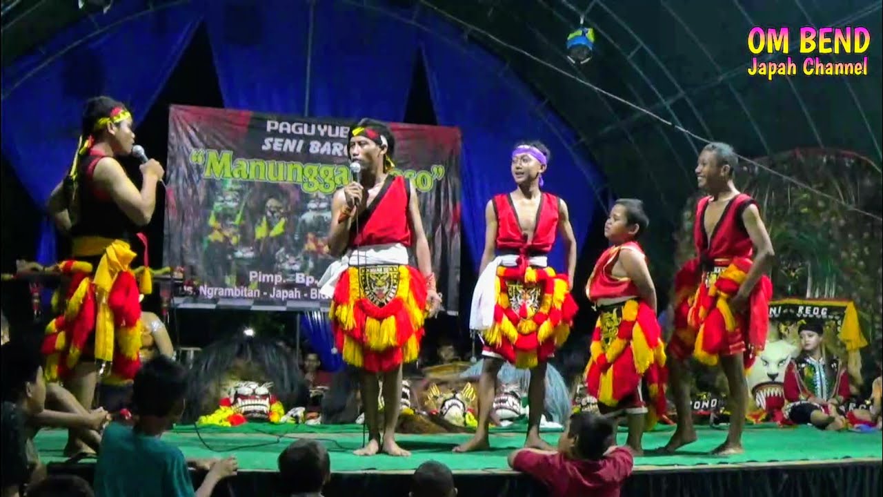 Guyonan Lucu Bareng Bakul Blonjo / Bujang Ganong Barongan Manunggal Roso Live Ngrambitan