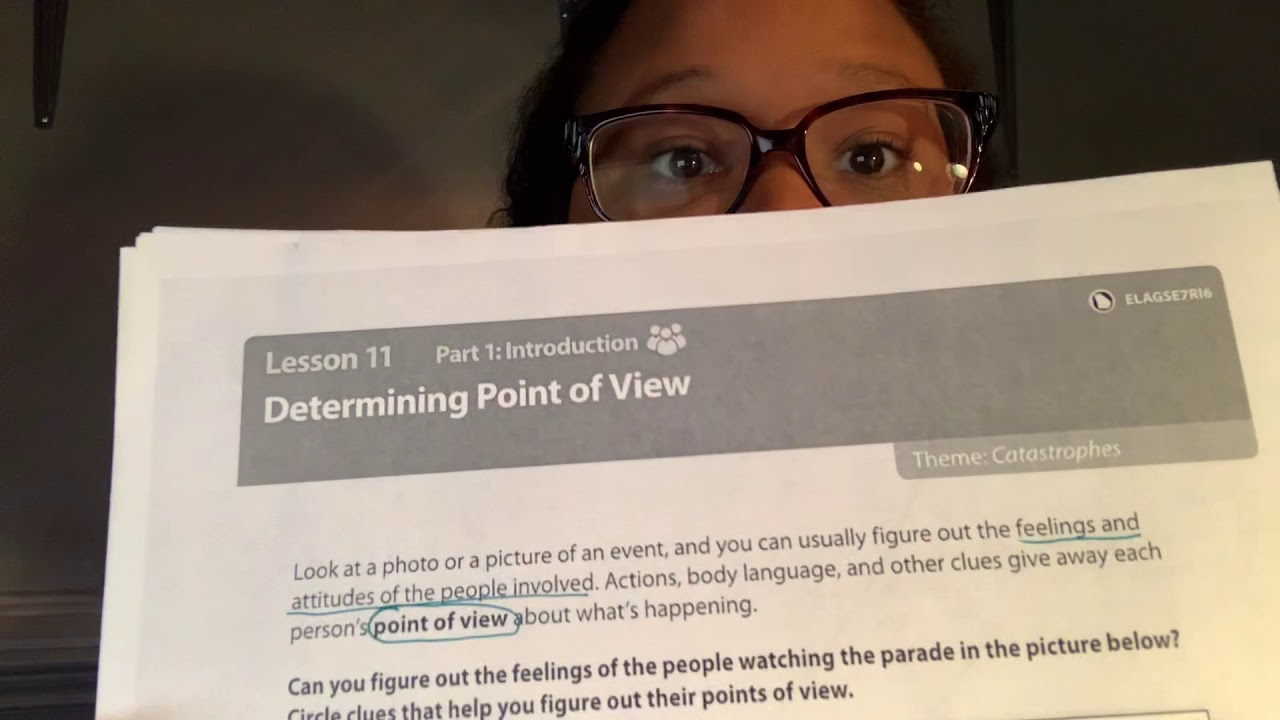 Point of View: Take 25! - YouTube With Point Of View Worksheet 11