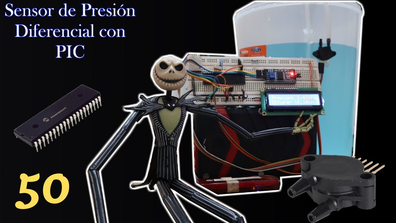 Sensor PRESIÓN Microcontrolador PIC ⭐️ [MEDICIÓN de NIVEL] Sensor MPX # 050