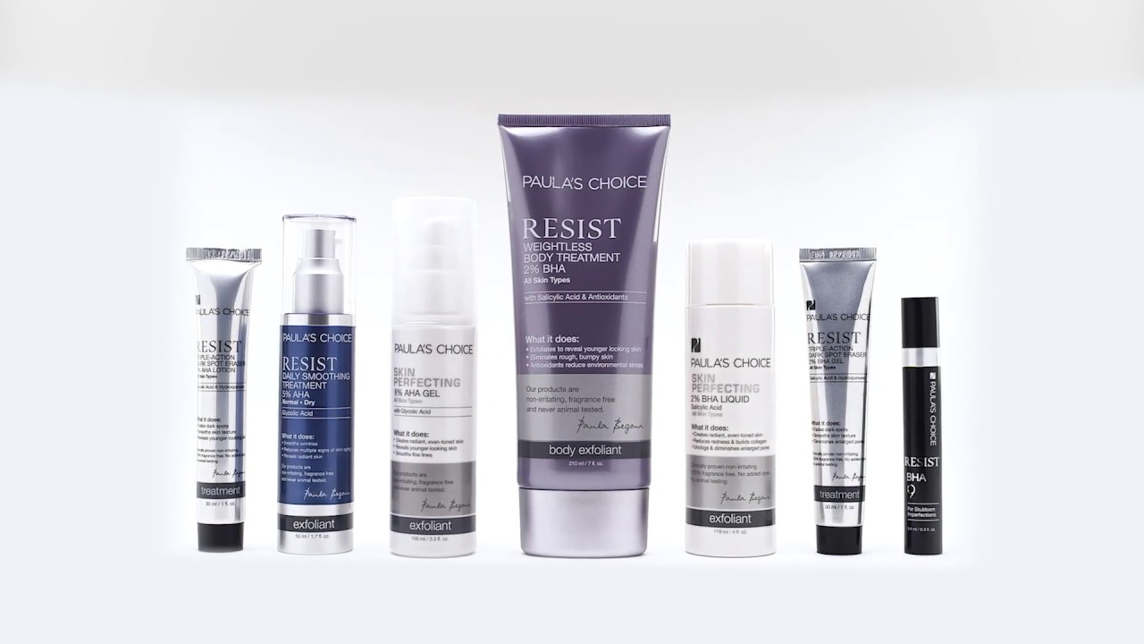 The Benefits of AHA & BHA Exfoliants Paula's Choice YouTube