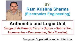 Unit 2.5 COA ALU – Design of Arithmetic Circuits (Adder – Subtractor, Incrementer – Decrementer)