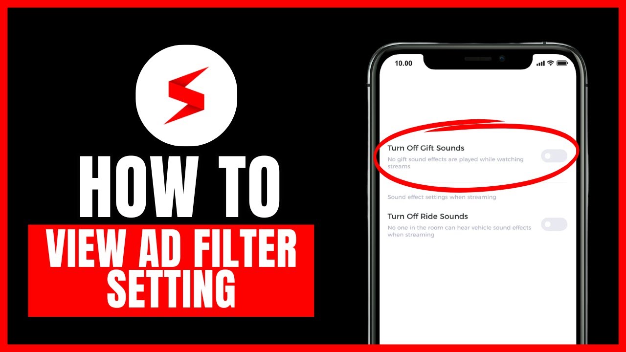 How to view ad filter settings in Soul - YouTube