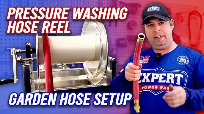 High Pressure Hose Reel set up 