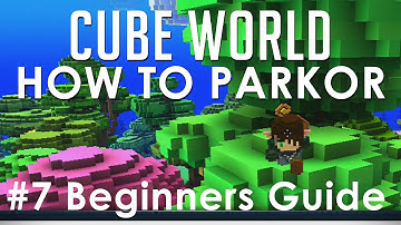 Cube World - Parkour Tutorial no fall damage / fast hang glider (Beginners Guide 7)