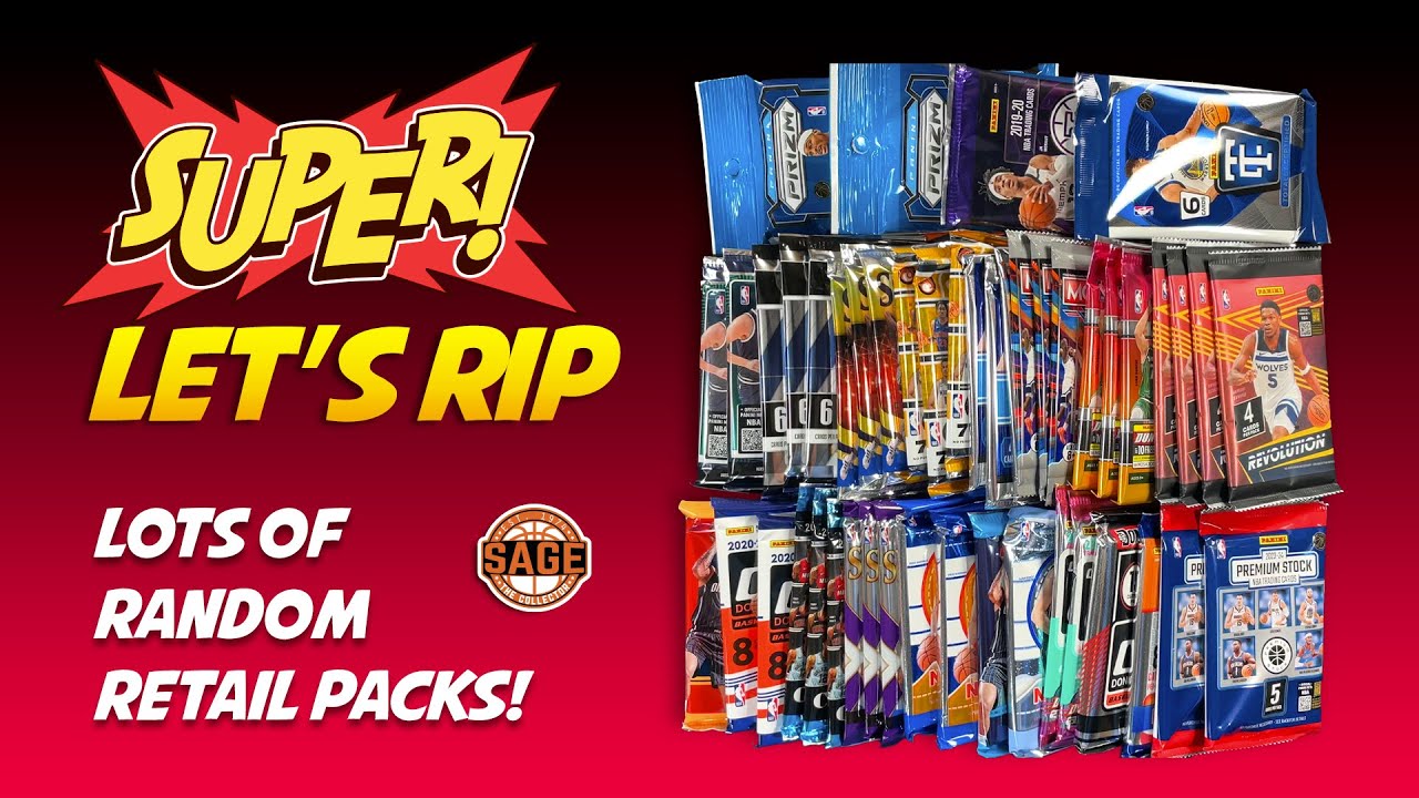Super Let's Rip! Random Basketball Packs 🔥 Lots of Numbered Cards!