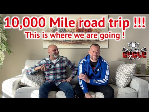 Plans for a 10,000 mile motorcycle trip #cyclefanatix #motorcycletrip #motorcycletravel