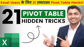 Master PivotTables: 21 Hidden Tricks Every Excel User Should Know!