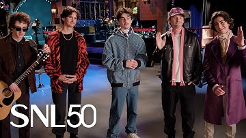 Timothée Chalamet Brings His Lookalikes to Saturday Night Live