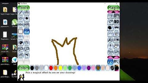 Pattern Brush Shape in Tux Paint