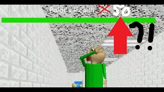 Baldi Goes Crazy (Part 1) | 50 HEALTH BALDI | ULTRABUFFED BOSSFIGHT!!!!