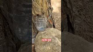 Filtrado de agua por capilaridad